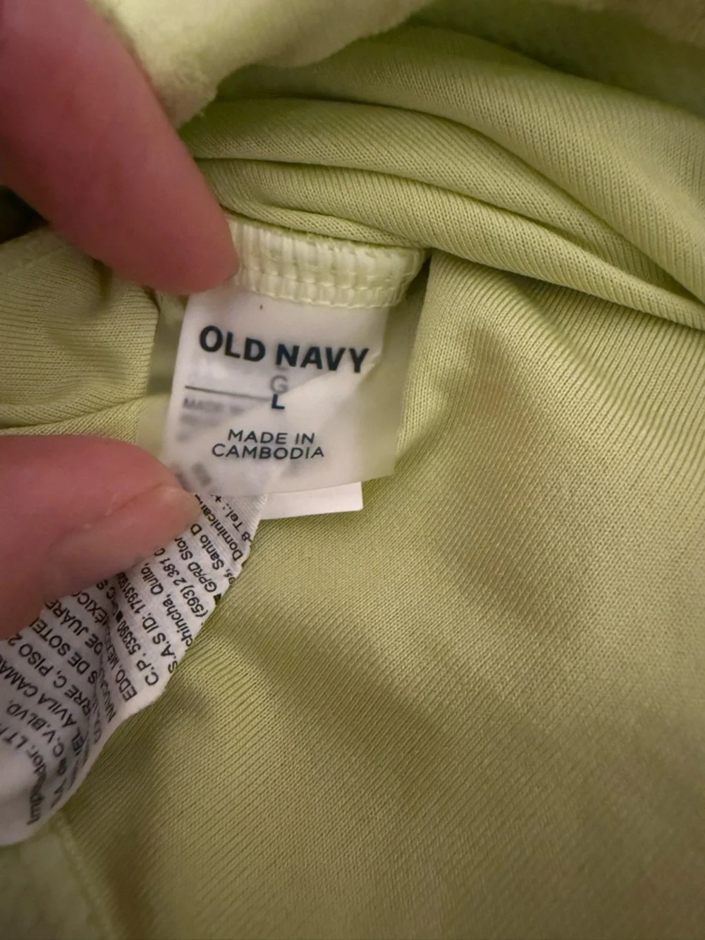 Old Navy Lemon-Lime Zebra Bandeau Bikini Set